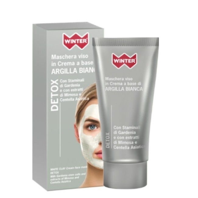 Gdp Winter Argilla Bianca Detox maschera viso in crema 50 Ml