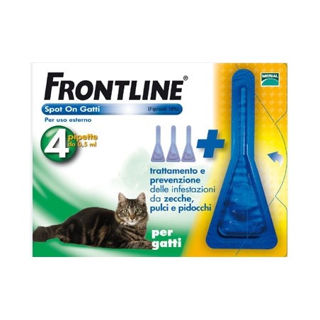 Frontline Spot-on Gatti 4 Pipette Da 0,5ml