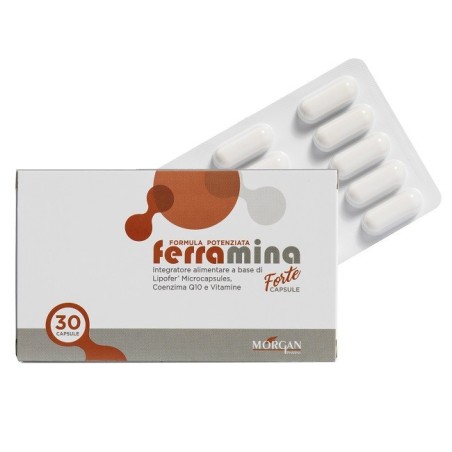 Morgan pharma Ferramina forte integratore 30 capsule