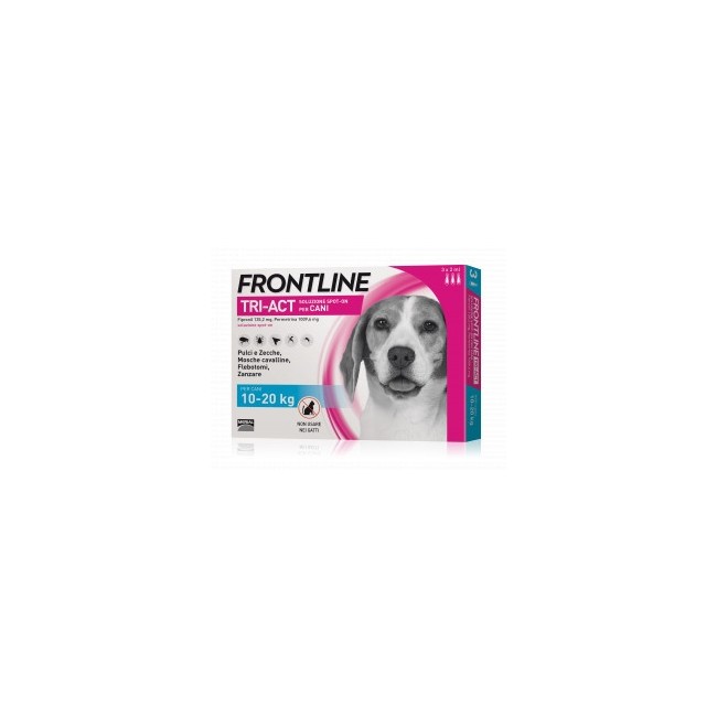 Frontline Tri-act 3 Fiale Da 2ml 10-20kg