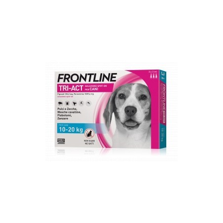 Frontline Tri-act 3 Fiale Da 2ml 10-20kg