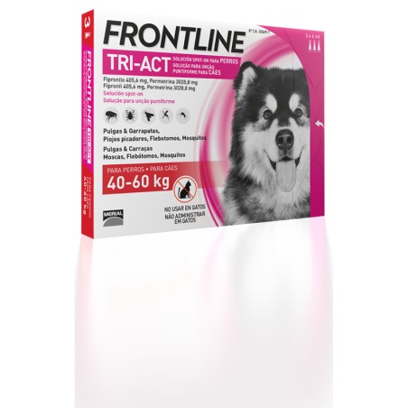 Frontline Tri-act 3 Fiale Da 6ml 40-60 Kg