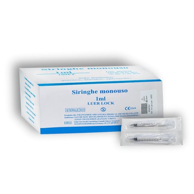 About medically Siringa 1ml con ago g25 ls 100 pezzi