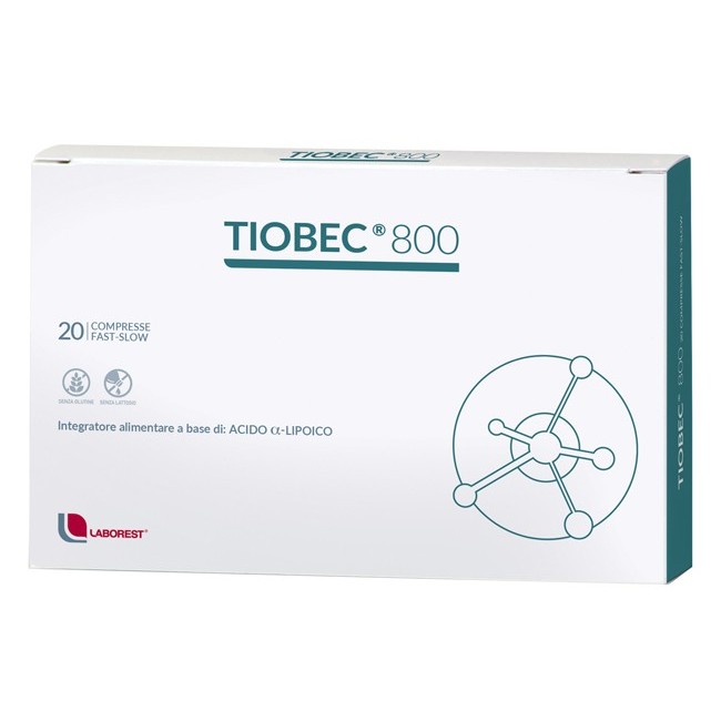 Tiobec Fast Slow 800 20 Compresse 32g