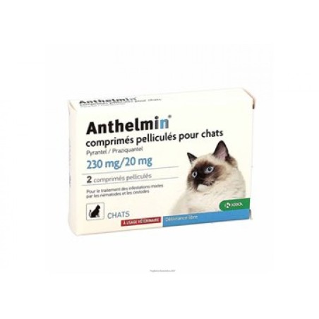 Krka Farmaceutici Anthelmin 2 compresse 230+20mg Gatto