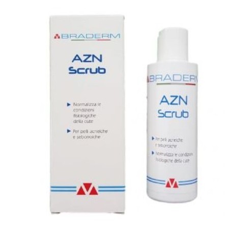 Braderm Azn Scrub pelle acneica e sborroica 150ml