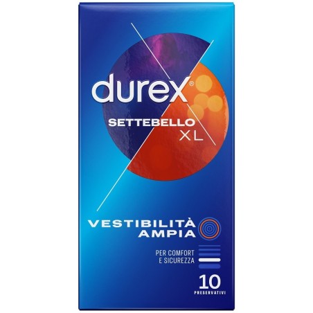 Durex Settebello XL preservativi 10 pezzi