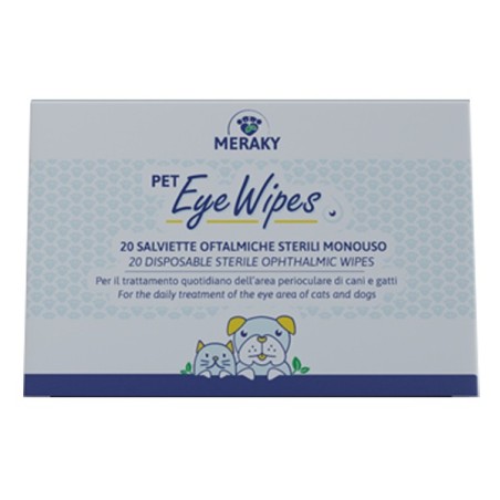 Mereky Eye Wipes Salviette oftalmiche sterili monouso 20 pezzi