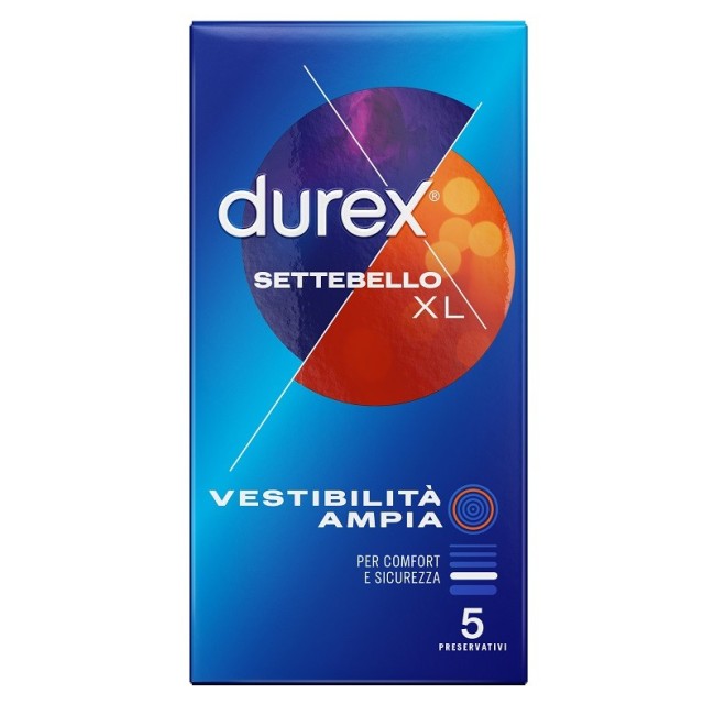 Durex Settebello XL preservativi 5 pezzi