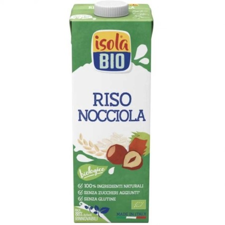 Abafoods Bevanda di riso nocciola isola bio 1 litro