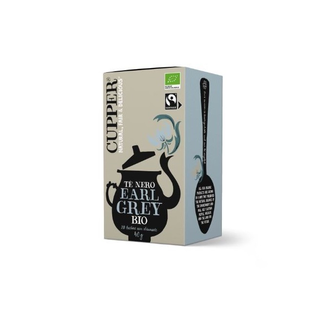 Earl grey tè nero biologico cupper 40g