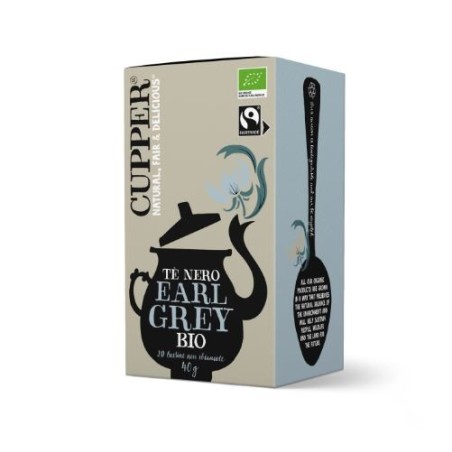 Earl grey tè nero biologico cupper 40g