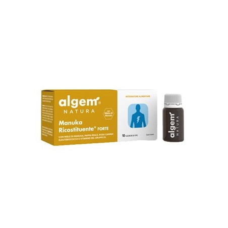 Algem manuka ricostituente forte 10 flaconcini 10 ml