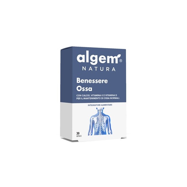 Algem natura Benessere ossa integratore 30 capsule