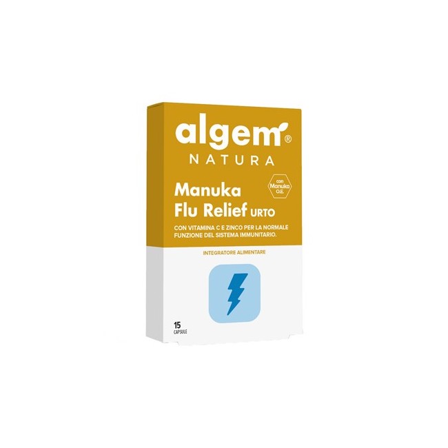 Algem Manuka Flu Relief Urto 15 Capsule Difese Immunitarie