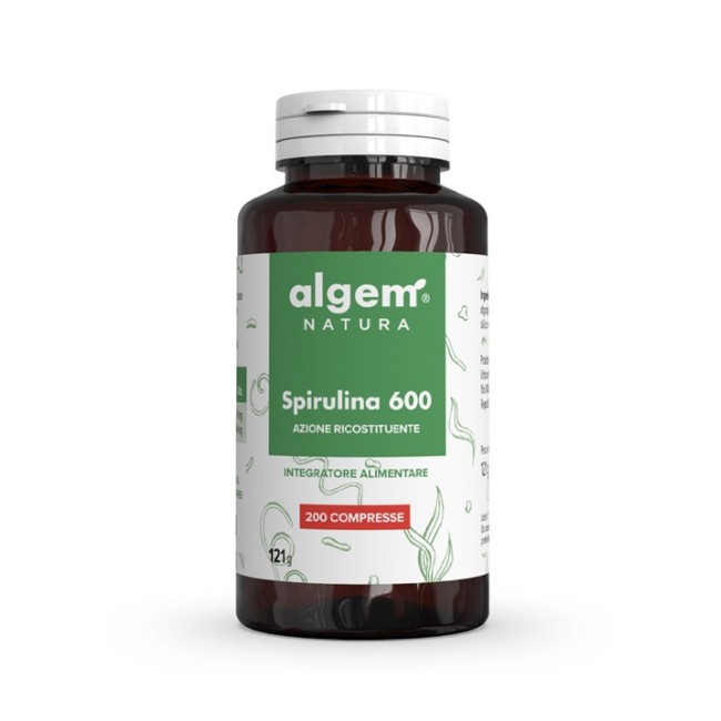 Algem Spirulina integratore 200 Compresse