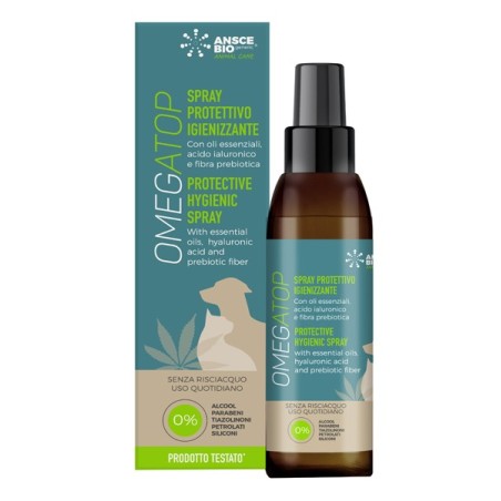 Ansce Omegatop spray igienizzante protettivo 150 ml