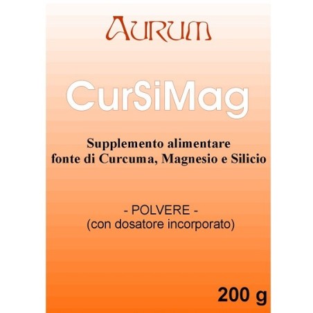 Aurum Cursimag polvere di curcuma e magensio 200 g