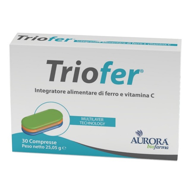 Aurora biofarma Triofer integratore 30 compresse