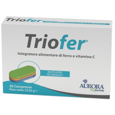 Aurora biofarma Triofer integratore 30 compresse