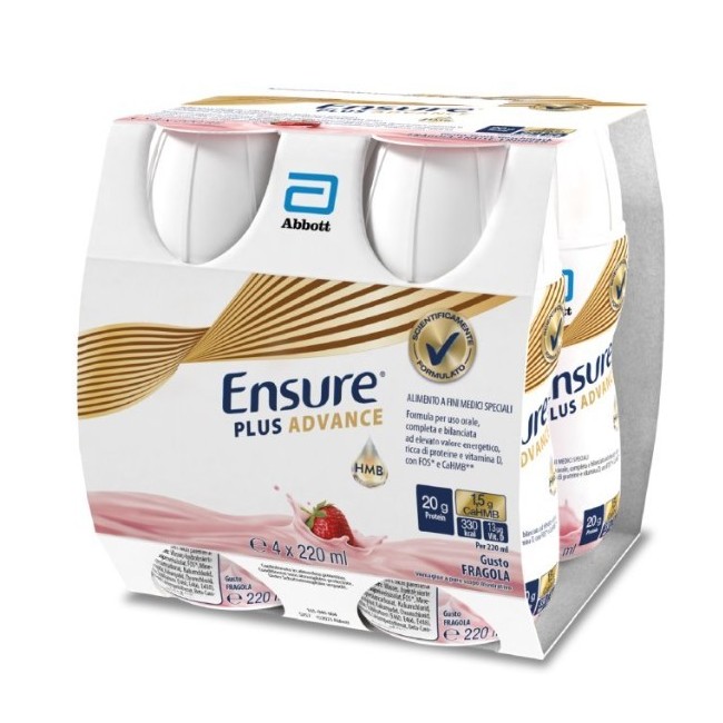 Ensure Plus Advance Fragola 4x220ml