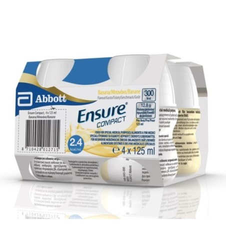 Ensure Compact Banana 4 Bottiglie 125 Ml