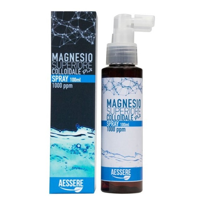 Aessere Magnesio superiore colloidale spray 1000 ppm 100 ml