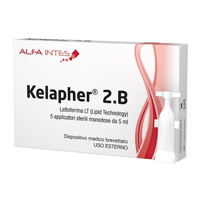 Alfa intes Kelapher 2b 5 applicatori sterili monodose da 5 ml