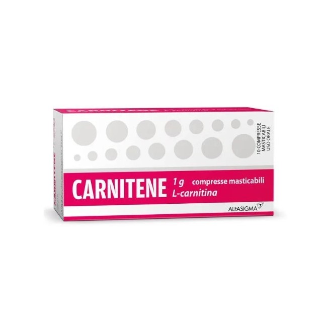 Carnitene*10 Compresse Masticabili 1g