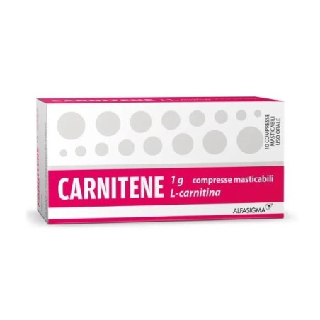 Carnitene*10 Compresse Masticabili 1g