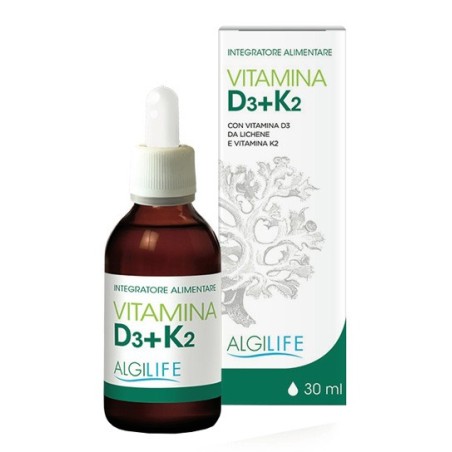 Algilife Vitamina d3+k2 integratore gocce 30 ml