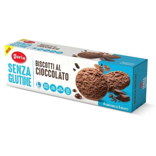 Doria biscotti cioccolato senza glutine 4x37,5 g