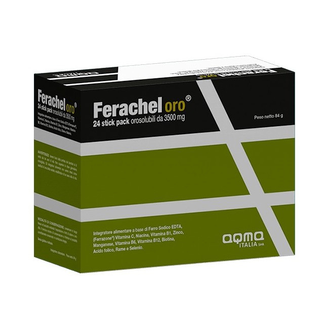 Ferachel Oro 24 Stick Orosolubili per il Sistema Immunitario