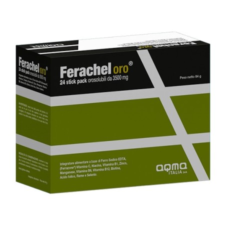 Ferachel Oro 24 Stick Orosolubili per il Sistema Immunitario