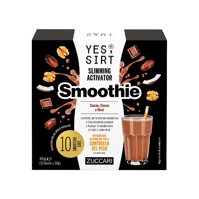 Yes Sirt Smoothie Cacao Cocco Noci 10 Pezzi X 30 G