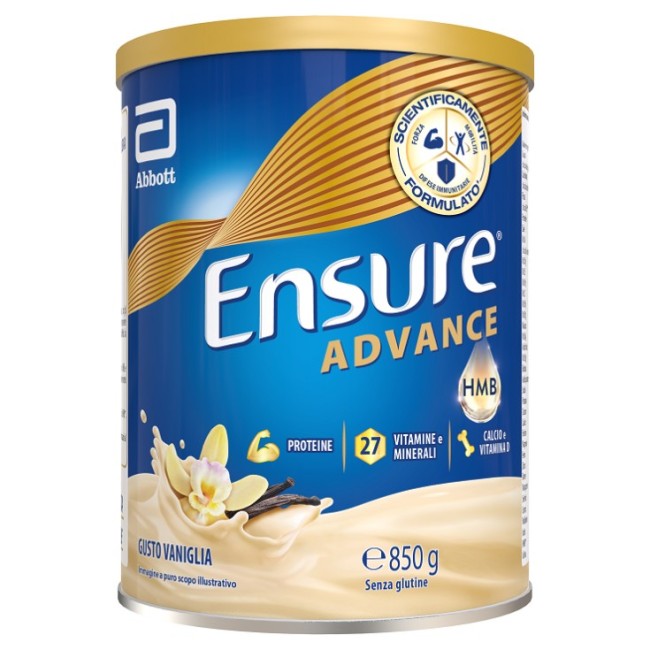 Abbott Ensure advance vaniglia barattolo 850 g