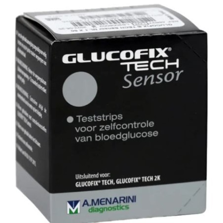 Glucofix® tech sensor a.menarini diagnostics 25 test strips