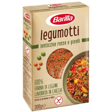 Barilla legumotti alle lenticchie rosse e piselli 300 g