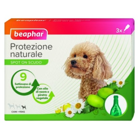 Protezione naturale spot on cane piccolo 3 pipette da 1 ml