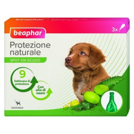 Beaphar Protezione naturale spot on cucciolo 3 pipette da 1 ml