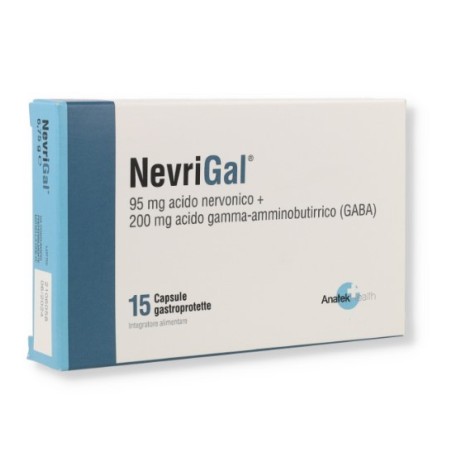 Anatek health Nevrigal integratore 15 capsule