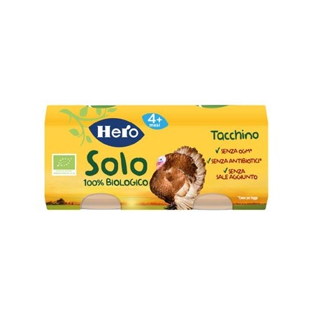 Fater Hero Solo Omogeneizzato Tacchino 2 X 80 G