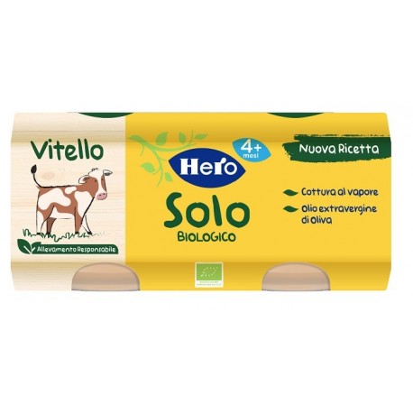 Fater Hero Baby Solo Omogeneizzato Vitello 2x80 G - Para-Farmacia