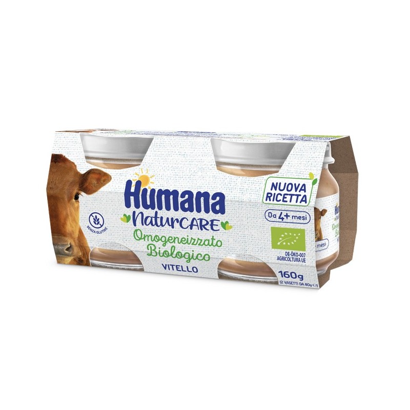 Humana Omogeneizzato Vitello Biologico 2 Pezzi 80 G - Para-Farmacia  Bosciaclub