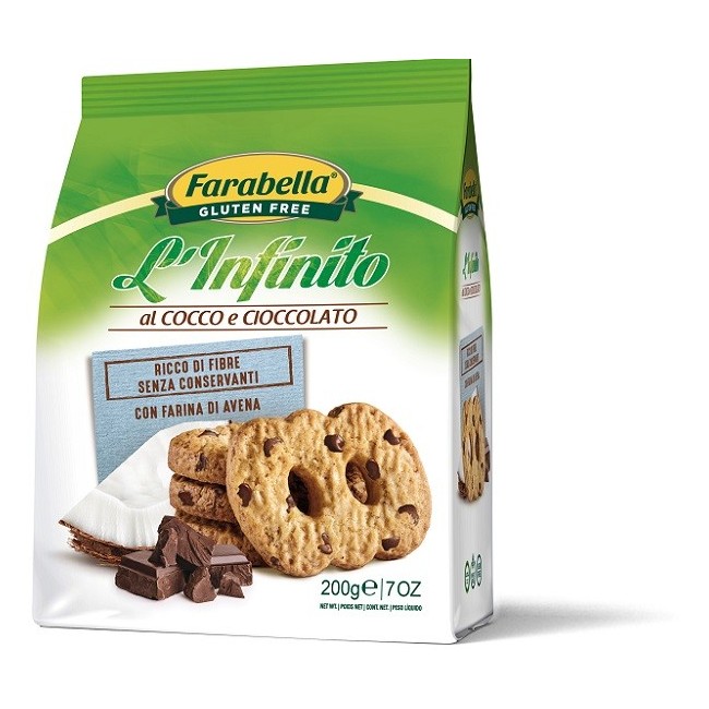 Farabella biscotti Infinito Al Cocco E Cioccolato 200 G