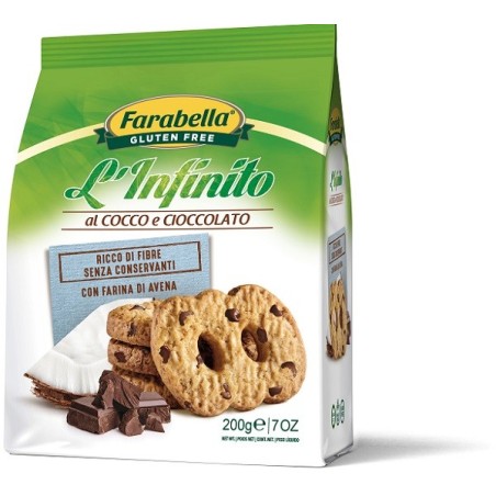 Farabella biscotti Infinito Al Cocco E Cioccolato 200 G