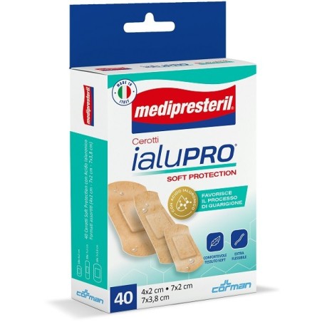 Medipresteril Cerotti Ialupro Soft 3 Formati Assortiti 40 Pezzi