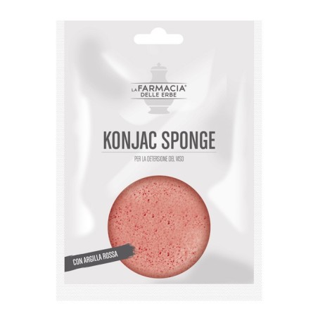 Farmacia Delle Erbe Konjac Sponge Argilla Rossa 1 Pezzo