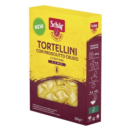 Dr Schar Tortellini Con Prosciutto Crudo 250 G