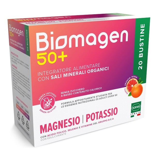 Sofar Biomagen 50+ Senza Zuccheri 20 Bustine